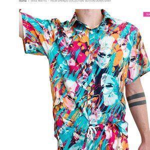 Trixie Mattel Palm Springs Collection Button Down Shirt